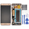 Pour Galaxy S7 Edge / G935A Écran LCD d'origine et numériseur complet avec cadre et carte de port de charge, bouton de volume et bouton d'alimentation (doré)